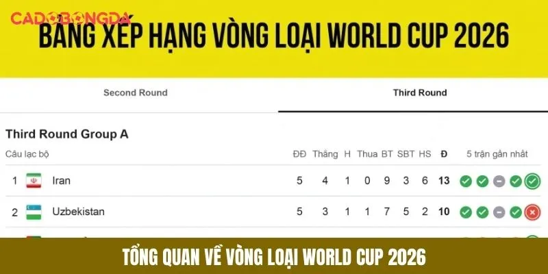 Giới thiệu vòng loại world cup 2026